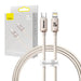 Kabel USB-C do iP Baseus Crystal Shine 20W 1.2m (różowy) - USB-C to Lightning<<<USB cables<<<GSM Accessories<<<InnproXML