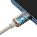 Kabel USB-C do iP Baseus Crystal Shine 20W 2m (różowy) - USB-C to Lightning<<<USB cables<<<GSM Accessories<<<InnproXML