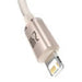 Kabel USB do iP Baseus Crystal Shine 2.4A 1.2m (różowy) - USB to Lightning<<<USB cables<<<GSM
