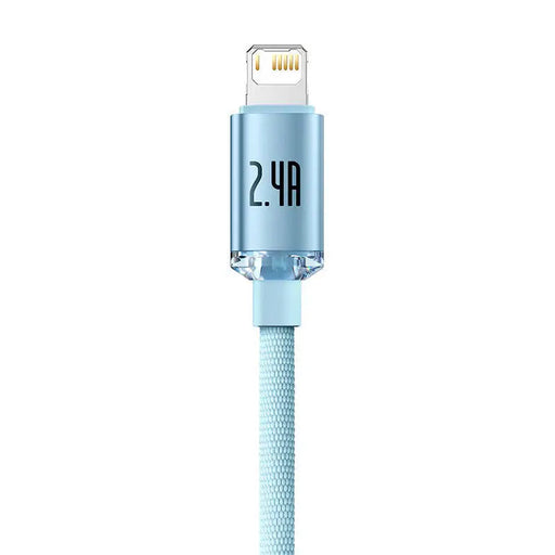 Kabel USB do iP Baseus Crystal Shine 2.4A 2m (niebieski) - USB to Lightning<<<USB cables<<<GSM Accessories<<<InnproXML