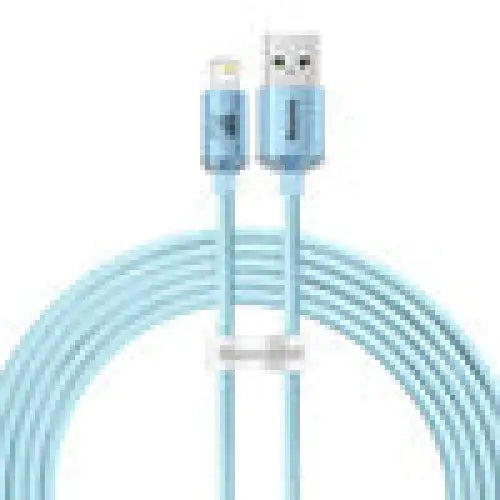 Kabel USB do iP Baseus Crystal Shine 2.4A 2m (niebieski) - USB to Lightning<<<USB cables<<<GSM Accessories<<<InnproXML