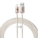 Kabel USB do iP Baseus Crystal Shine 2.4A 2m (różowy) - USB-C to Lightning<<<USB cables<<<GSM Accessories<<<InnproXML