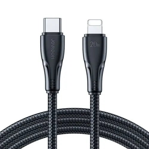 Kabel USB Surpass Typ C Lightning 3m Joyroom S-CL020A11 (czarny) - Lightning