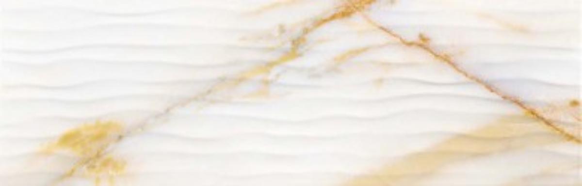 WALL TILE 24.4X74.4 BREEZE WAVE WHITE