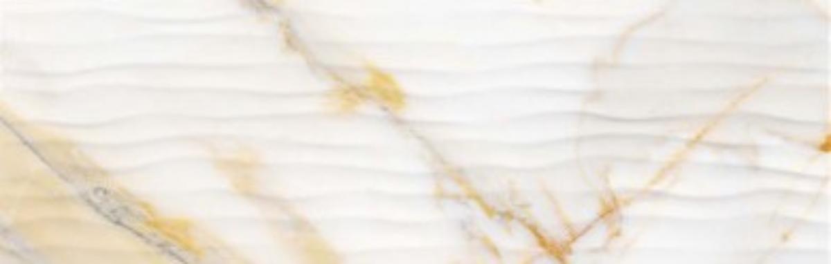 WALL TILE 24.4X74.4 BREEZE WAVE WHITE