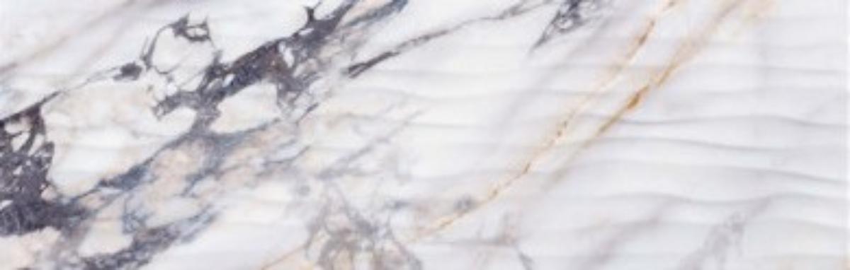 WALL TILE 24.4X74.4 COIN WAVE WHITE
