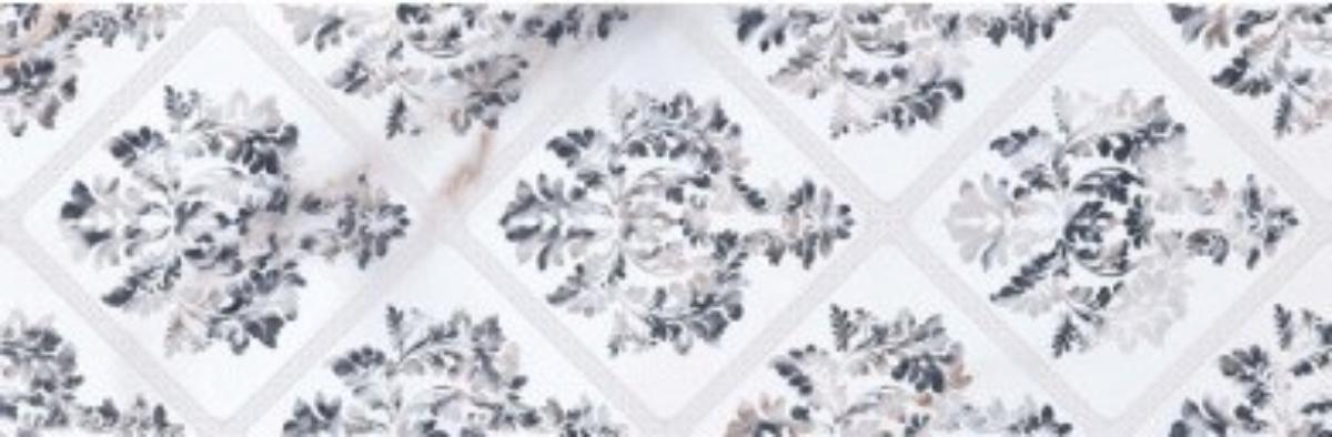 DECOR 24.4X74.4 COIN WALLPAPER WHITE