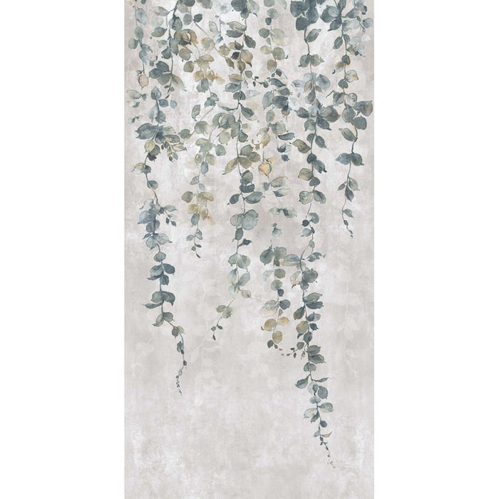 PORCELAIN TILES KAI CEMENTO LEAVES SILVER 60X120 CM