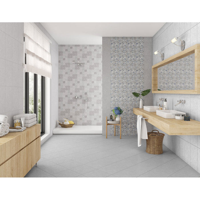 TILE KAI GREEK LIGHT GRAY 25X40 CM