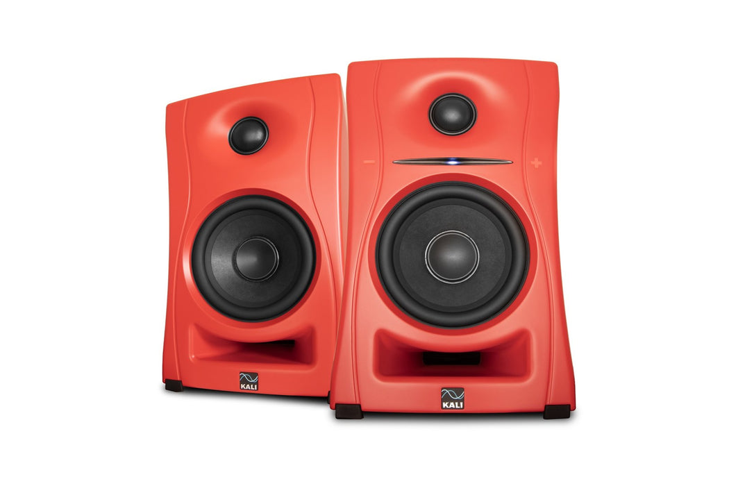 Kali Audio LP-UNF-R - a pair of Bluetooth monitor speakers (red)