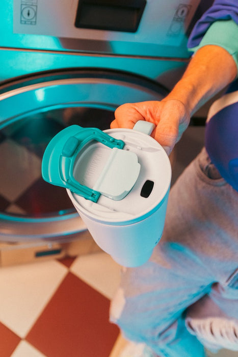 Thermal mug with telescopic straw Kambukka Rio Tumbler 950ml Frosty Coconut