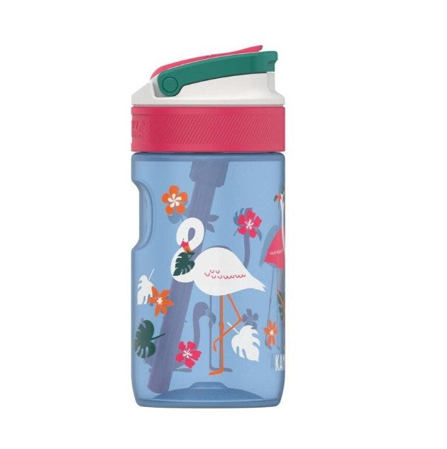 Kambukka Lagoon 400ml Blue Flamingo baby water bottle