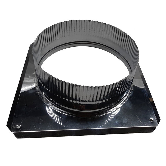 PLATE FOR CHIMNEY CAP 30X30CM Ф20CM KAMININOX