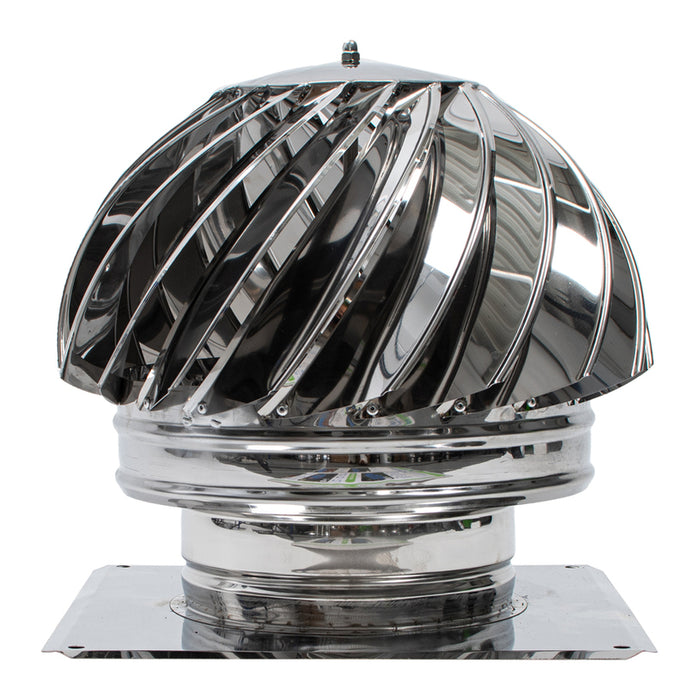 ROTATING CAP WITH STAINLESS STEEL PLATE 300/300MM KAMININOX