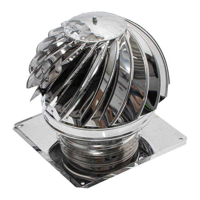 ROTATING CAP WITH STAINLESS STEEL PLATE 300/300MM KAMININOX