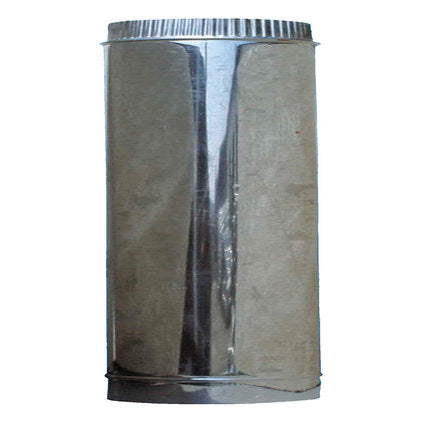 STAINLESS STEEL FLUE F100MM, LENGTH 25CM KAMININOX