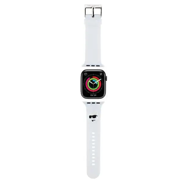 Karl Lagerfeld 3D Rubber Choupette Head Strap for Apple Watch 42/44/45/49mm - White - Other cell phone