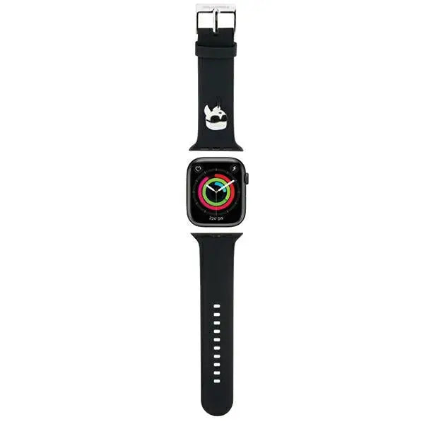 Karl Lagerfeld 3D Rubber Karl Head strap for Apple Watch 38/40/41mm - black - Other cell phone equipment<<<HurtelXML
