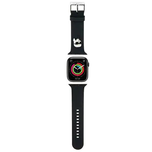 Karl Lagerfeld 3D Rubber Karl Head strap for Apple Watch 42/44/45/49mm - black - Other cell phone equipment<<<HurtelXML
