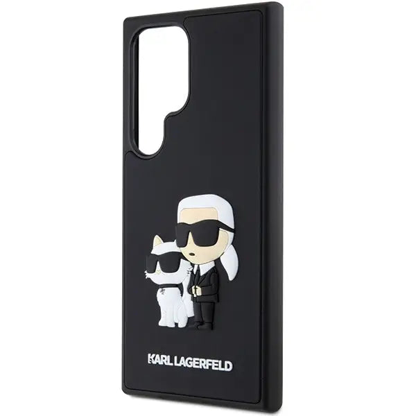 Karl Lagerfeld 3D Rubber Karl&Choupette case for Samsung Galaxy S24 Ultra - black - Cell phone cases