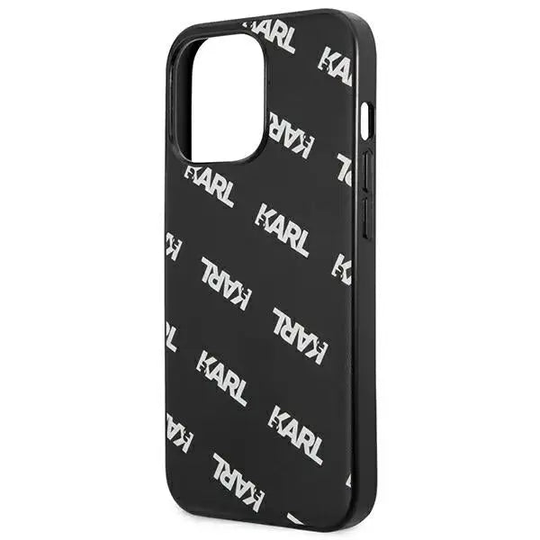Karl Lagerfeld Allover Case for iPhone 13 Pro / iPhone 13 - Black - Cell phone cases and covers<<<HurtelXML