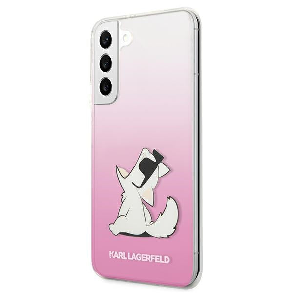 Karl Lagerfeld Choupette Eat Case for Samsung Galaxy S22+ - Pink - Cell phone cases and covers<<<HurtelXML