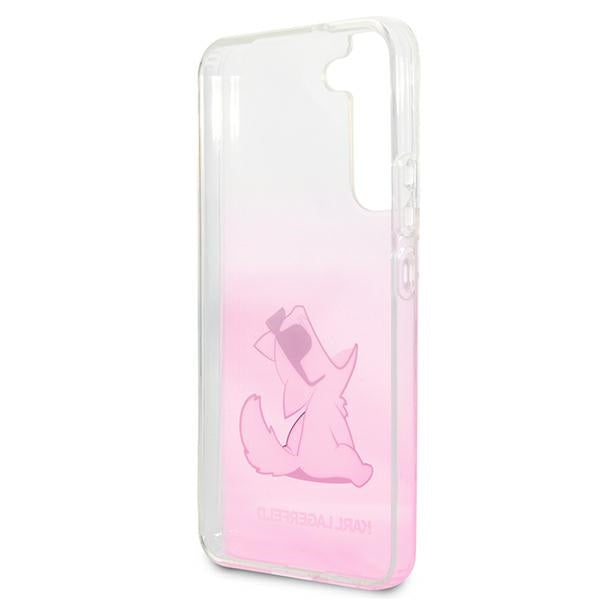 Karl Lagerfeld Choupette Eat Case for Samsung Galaxy S22+ - Pink - Cell phone cases and covers<<<HurtelXML