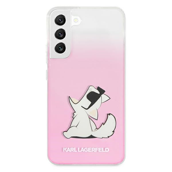 Karl Lagerfeld Choupette Eat Case for Samsung Galaxy S22+ - Pink - Cell phone cases and covers<<<HurtelXML