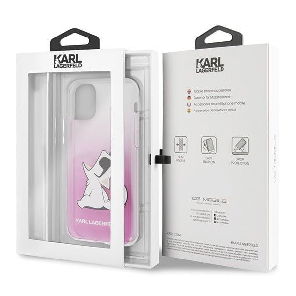 Karl Lagerfeld Choupette Fun iPhone 11 Pro Case - Pink - Cell phone cases and covers<<<HurtelXML