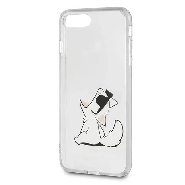 Karl Lagerfeld Choupette Fun iPhone 7 / 8 Plus Case - Transparent - Cell phone cases and covers<<<HurtelXML