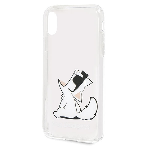 Karl Lagerfeld Choupette Fun iPhone X/Xs Case - Transparent - Cell phone cases and covers<<<HurtelXML