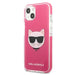 Karl Lagerfeld Choupette Head case for iPhone 13 - fuchsia - Cell phone cases and covers<<<HurtelXML
