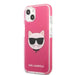 Karl Lagerfeld Choupette Head case for iPhone 13 mini - fuchsia - Cell phone cases and covers<<<HurtelXML