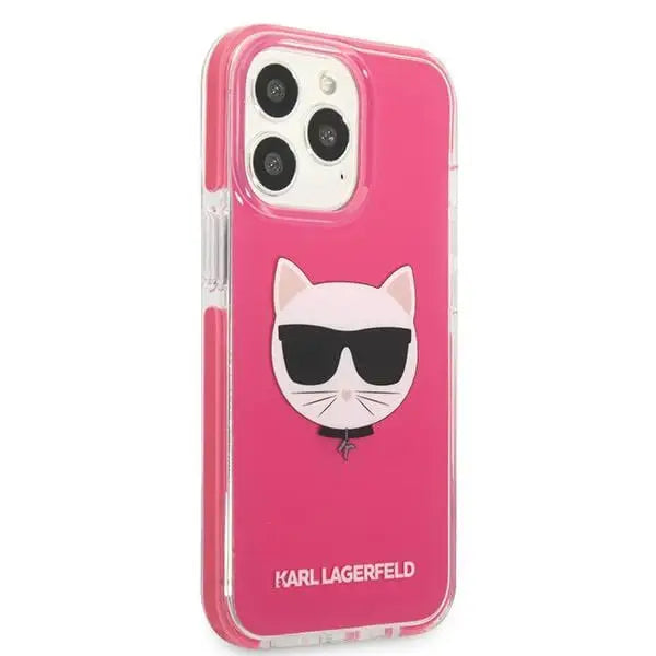 Karl Lagerfeld Choupette Head case for iPhone 13 Pro Max - fuchsia - Cell phone cases and covers<<<HurtelXML