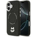Karl Lagerfeld Choupette Pin MagSafe Case for iPhone 17 - Black - Cell phone cases and covers<<<HurtelXML