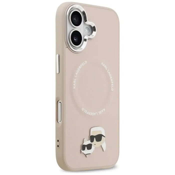 Karl Lagerfeld Karl & Choupette Pins MagSafe Case for iPhone 17 Pink - Cell phone cases and covers<<<HurtelXML