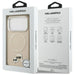 Karl Lagerfeld Karl & Choupette Pins MagSafe Case for iPhone 17 Pro Max - Beige - Cell phone cases