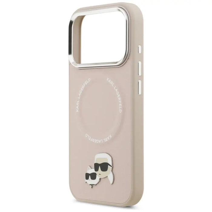 Karl Lagerfeld Karl & Choupette Pins MagSafe Case for iPhone 17 Pro - Pink - Cell phone cases and covers<<<HurtelXML