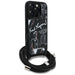 Karl Lagerfeld Crossbody Grained Pattern & Logo Case for iPhone 16 Pro Max - Black - Cell phone cases
