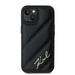 Karl Lagerfeld Diagonal Quilted Script case for iPhone 13 - black - Cell phone cases and covers<<<HurtelXML