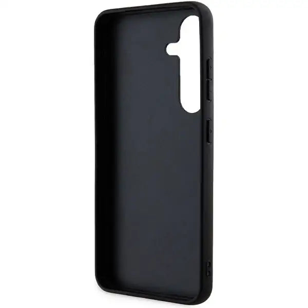 Karl Lagerfeld Fixed Glitter Ikonik Logo Metal Pin case for Samsung Galaxy S24+ - black - Cell phone cases