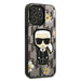 Karl Lagerfeld Flower Ikonik Karl case for iPhone 13 Pro / iPhone 13 - gray - Cell phone cases and covers<<<HurtelXML