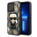 Karl Lagerfeld Flower Ikonik Karl case for iPhone 13 Pro / iPhone 13 - gray - Cell phone cases and covers<<<HurtelXML
