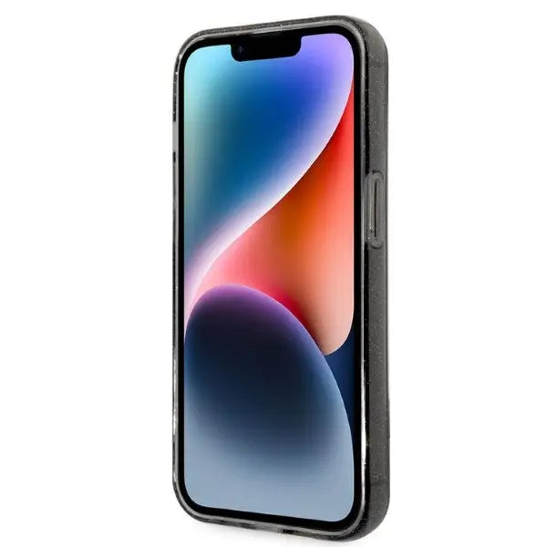 Karl Lagerfeld Glitter Karl&Choupette case for iPhone 14 Pro Max - black - Cell phone cases and covers<<<HurtelXML