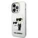 Karl Lagerfeld Glitter Karl&Choupette Case for iPhone 14 Pro Max 6.7’’ - Transparent - Cell phone cases