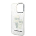 Karl Lagerfeld Glitter Karl&Choupette Case for iPhone 14 Pro Max 6.7’’ - Transparent - Cell phone cases