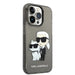Karl Lagerfeld Glitter Karl&Choupette case for iPhone 14 Pro Max - black - Cell phone cases and covers<<<HurtelXML