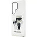 Karl Lagerfeld Glitter Karl&Choupette Case for Samsung Galaxy S23 Ultra - Transparent - Cell phone cases