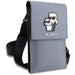 Karl Lagerfeld Handbag KLWBSAKCPMG silver/silver Saffiano Karl & Choupette - Cell phone cases and covers<<<HurtelXML