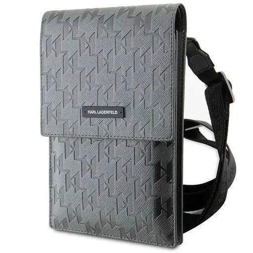 Karl Lagerfeld Handbag KLWBSAMSMG silver/silver Saffiano Mongram Plaque - Others<<<HurtelXML